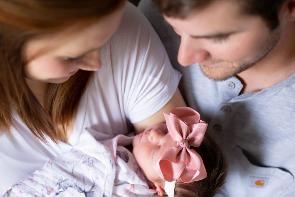 in-home lifestyle newborn photography