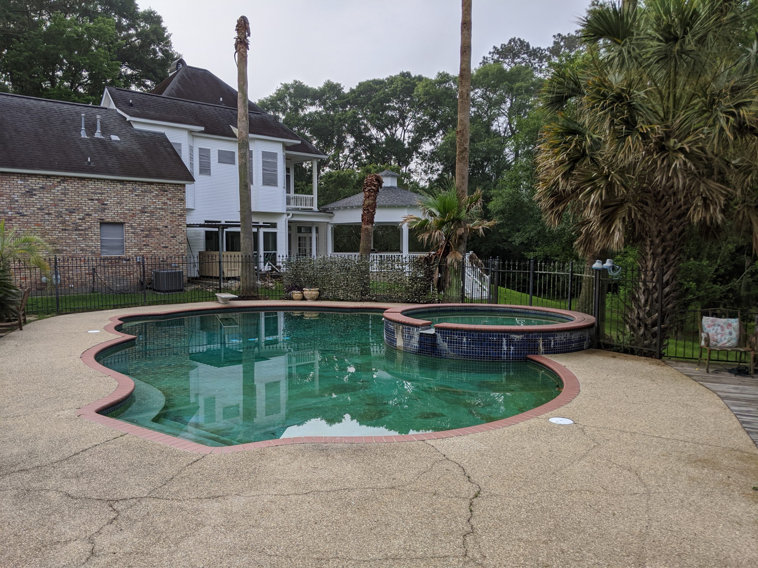 Pool before renovation