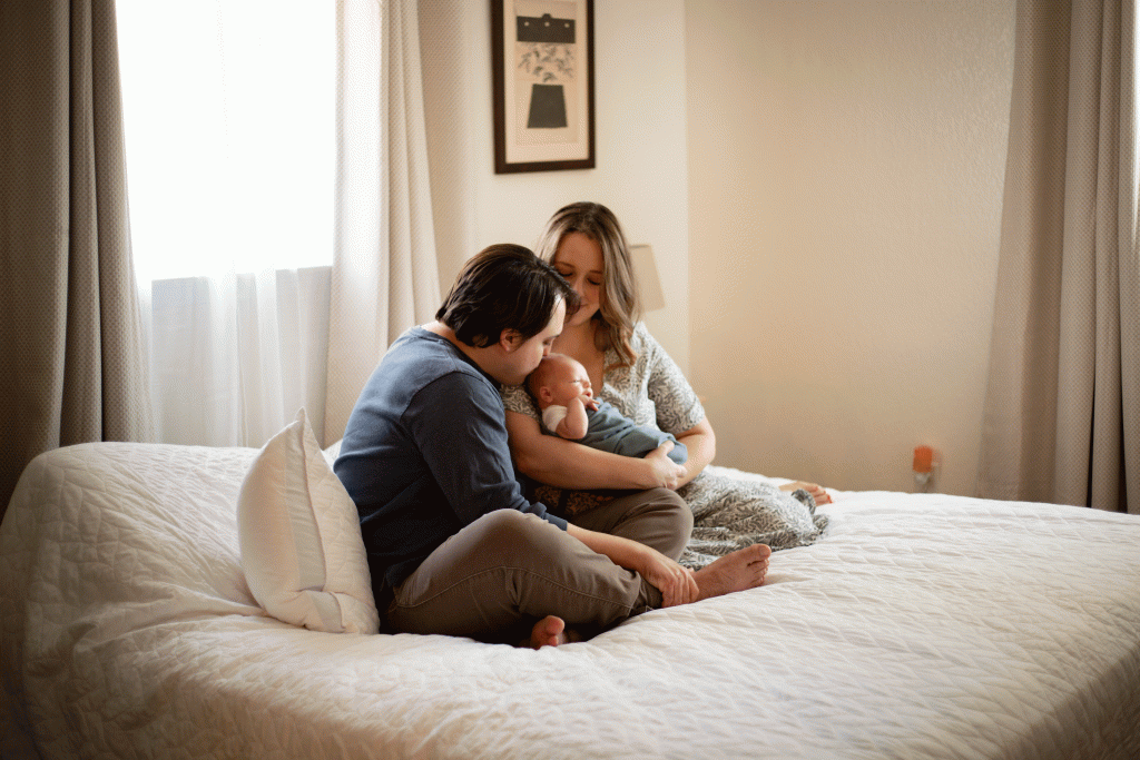 in-home lifestyle newborn photography